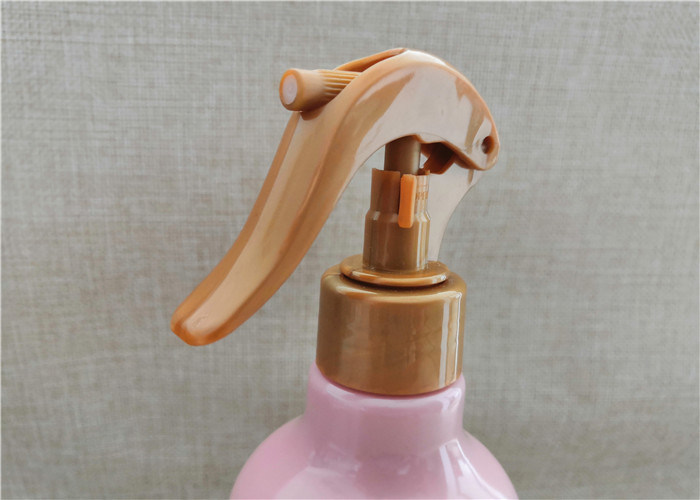 Gardening Fine Mist Trigger Sprayer , Brown Spray Bottle Nozzles PP