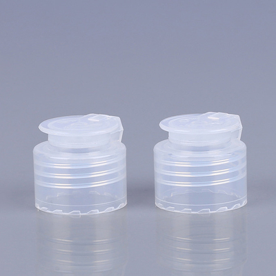 Transparent Flip Top Caps For Bottles 20mm 24mm PP Lotion Bottle Lids