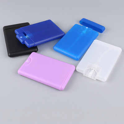 20Ml 30ML Plastic Credit Card Sprayer For Perfume White Black Pink Blue