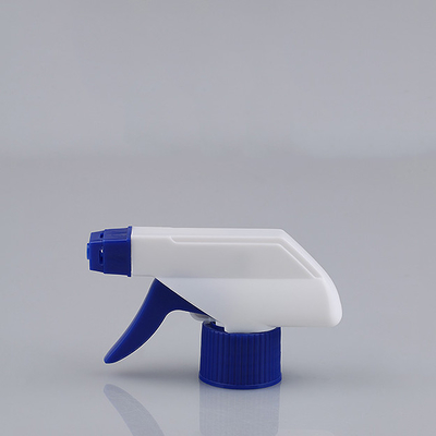 Blue White 28/410 Hand Water Sprayer Ribbed Foaming Nozzle For Trigger Sprayer