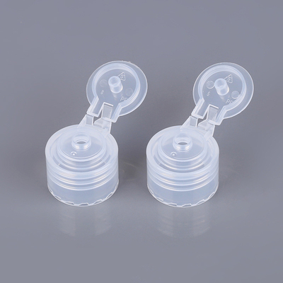 Transparent Flip Top Caps For Bottles 20mm 24mm PP Lotion Bottle Lids
