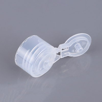 Transparent Flip Top Caps For Bottles 20mm 24mm PP Lotion Bottle Lids
