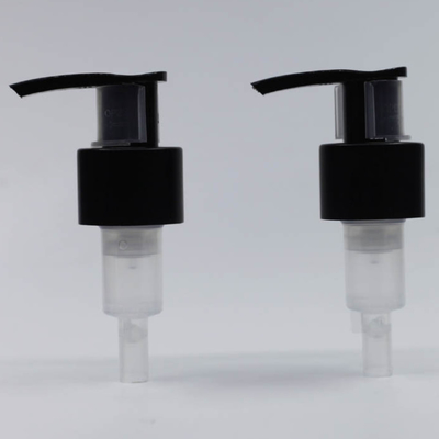 Polypropylene 24/410 Black Lotion Dispenser Pump For PET Bottle
