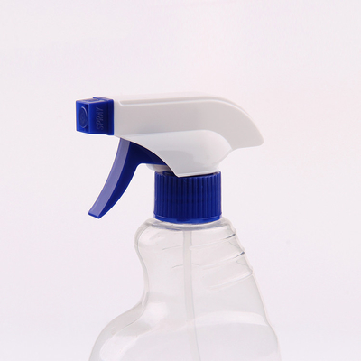 Blue White 28mm Spray Trigger ODM Spray Bottle Trigger Heads