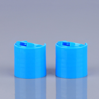 Blue 24mm Disc Top Cap Polypropylene Shampoo Bottle Cap