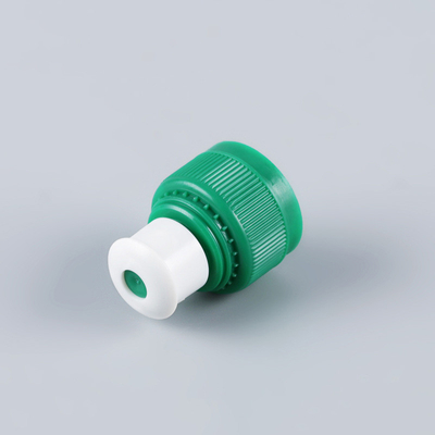 BPA Free Cosmetic Bottle Caps Ribbed 24/410 Push Pull Cap