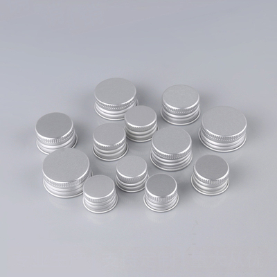18mm 20mm 24mm Cosmetic Bottle Caps Non Spill Aluminum Bottle Lid