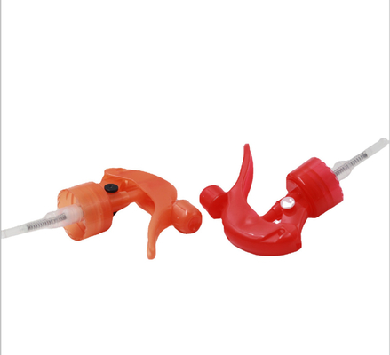 Disinfectant 24MM 28MM Foaming Trigger Spray Head Red Orange