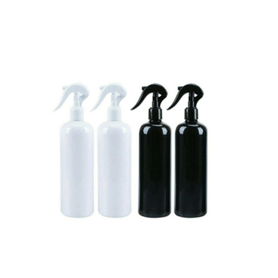 PET 100ml Trigger Cosmetic Spray Bottles White Black