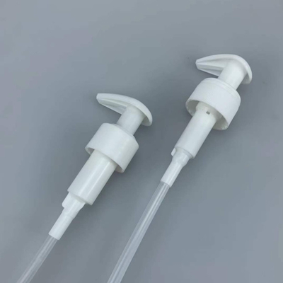 White Polypropylene Empty Lotion Dispenser Pump 24MM ODM