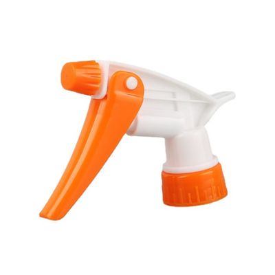 28/400 Plastic Yellow Blue Red Trigger Spray Nozzles With Plastic Bottle