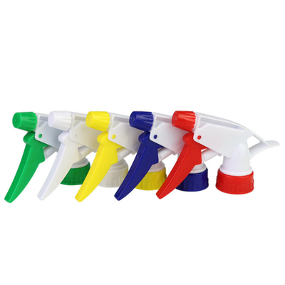 Polypropylene 5 Color Plastic Bottle 28 400 Trigger Sprayer Head
