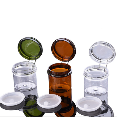 Lotions Oils Clear Brown Makeup Empty Cream Jars With Lids 20ml