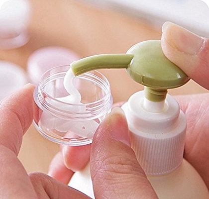 5 Grams Plastic Sample Jars Containers With Lids Leakproof