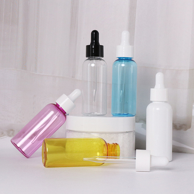 Plastic PP PET 100ml Essential Oil Bottle With Dropper