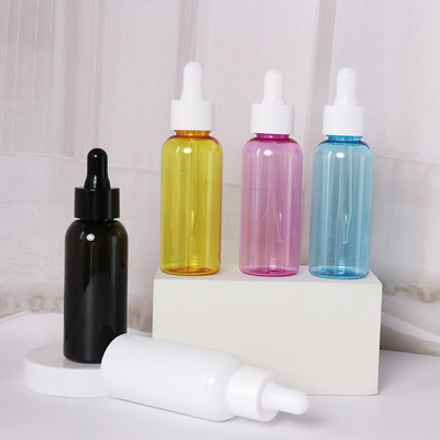 Plastic PP PET 100ml Essential Oil Bottle With Dropper
