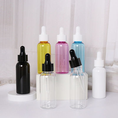 Plastic PP PET 100ml Essential Oil Bottle With Dropper