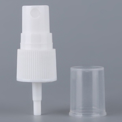 24mm Fine Mist Sprayer White Ribbed Cosmetic Bottle Pump