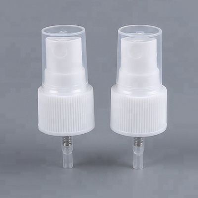 24mm Fine Mist Sprayer White Ribbed Cosmetic Bottle Pump