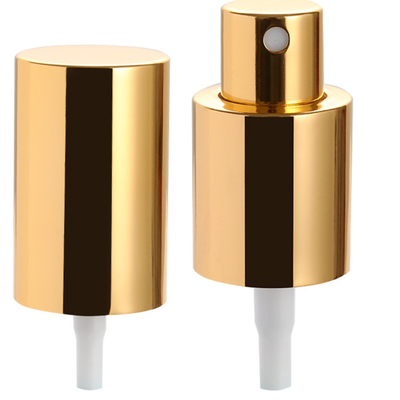 24mm High Gold Aluminum Mist Sprayer For Plastic Bottle