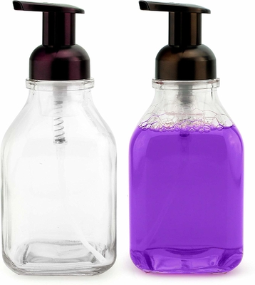 LinDeer Black PET 500ml Lotion Pump Bottles Transparent