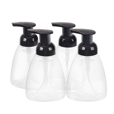 PET Lotion 500ml Soap Dispenser Bottle With Black Pump ODM