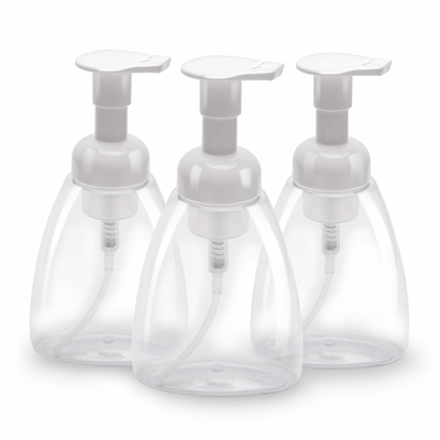 Transparent 500ml Empty Plastic Lotion Bottles With Pump 28mm